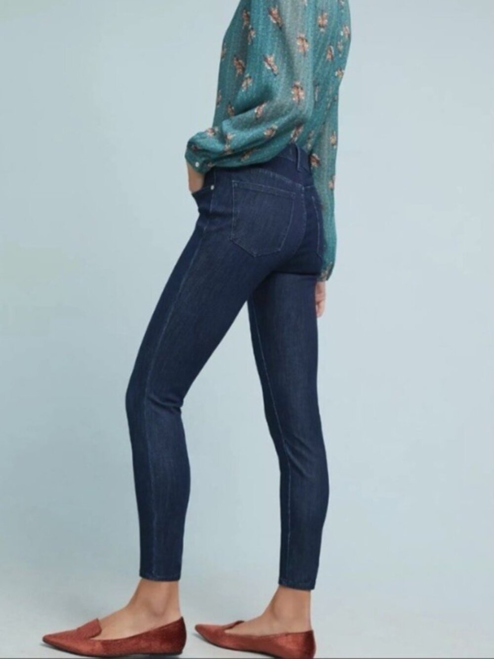 PILCRO by Anthropologie High-Rise Denim Leggings – Size 25 (NWOT)
